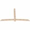 Ekena Millwork Bellingham Smooth Timber Gable Bracket, Douglas Fir, 96"W x 60"H x 1 1/2"D x 5 1/2"F, 15/12 Pitch GBW096X60X0206BEL00SDF - alternate 3